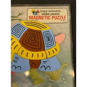 Child Guidance | Toys | Vintage Child Guidance Magnetic Puzzle Turtle ...